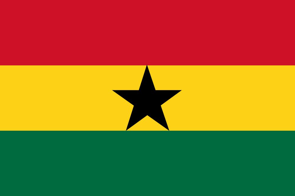 van Ghana en betekenis Ghanese vlag Country flags