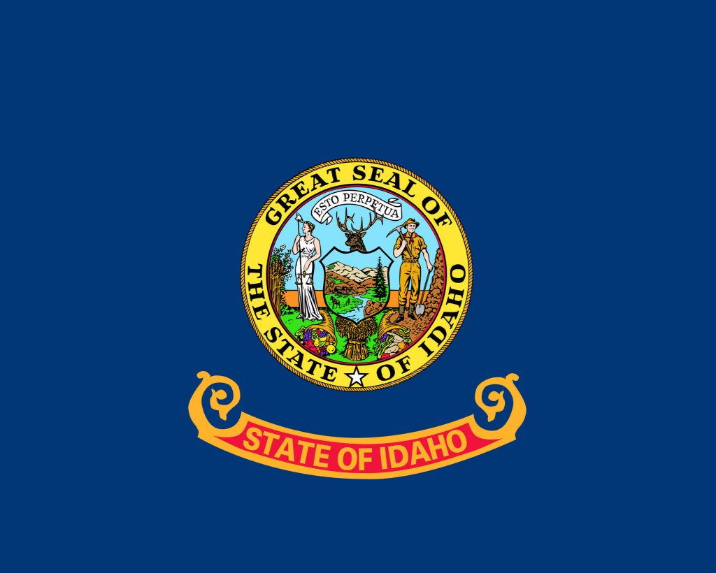 Flag of Idaho image and meaning Idaho flag Country flags