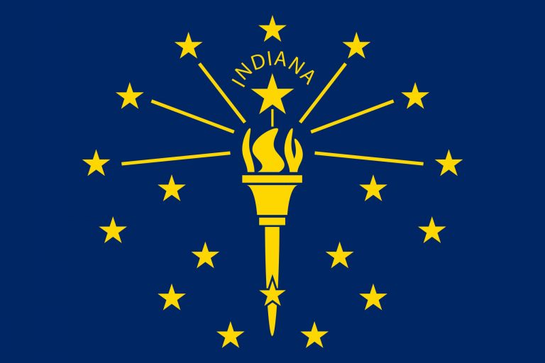 Flag of Indiana image and meaning Indiana flag Country flags