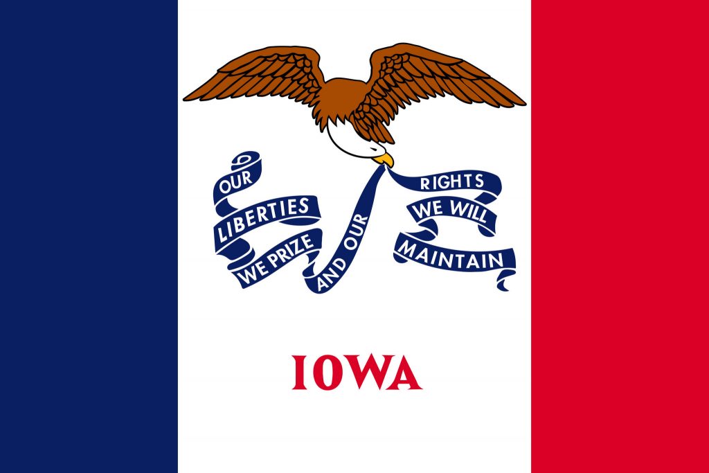 Flag of Iowa image and meaning Iowa flag Country flags