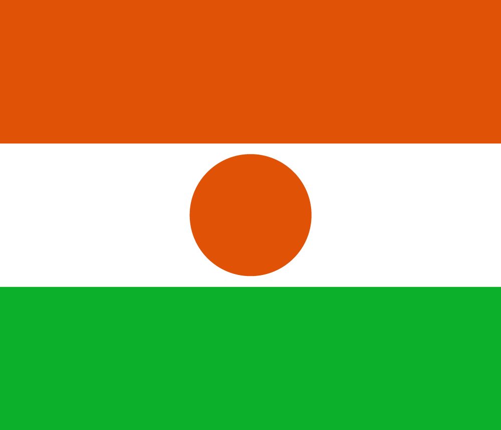 Tijdens ~ spectrum Met bloed bevlekt Vlag van Niger afbeelding en betekenis Niger vlag - Country flags